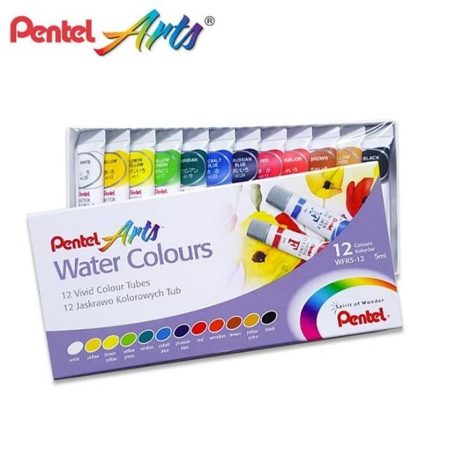 Cat Air Pentel Arts 12 Water Colours
